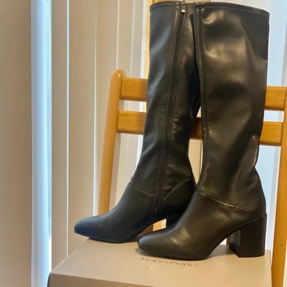 Franco Sarto Heeled Tall-Shaft Boots - Tribute - Picture 1 of 8